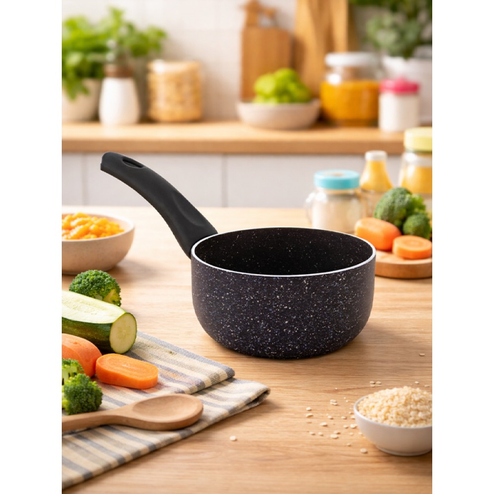 EMEL 12 Cm Çok Amaçlı Mini Sos Tavası (SİYAH)