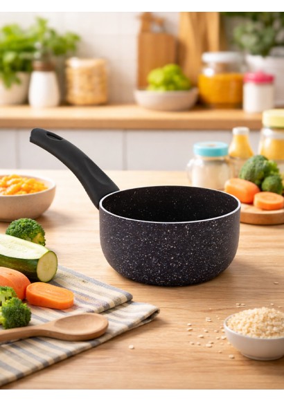 EMEL 12 Cm Çok Amaçlı Mini Sos Tavası (SİYAH)