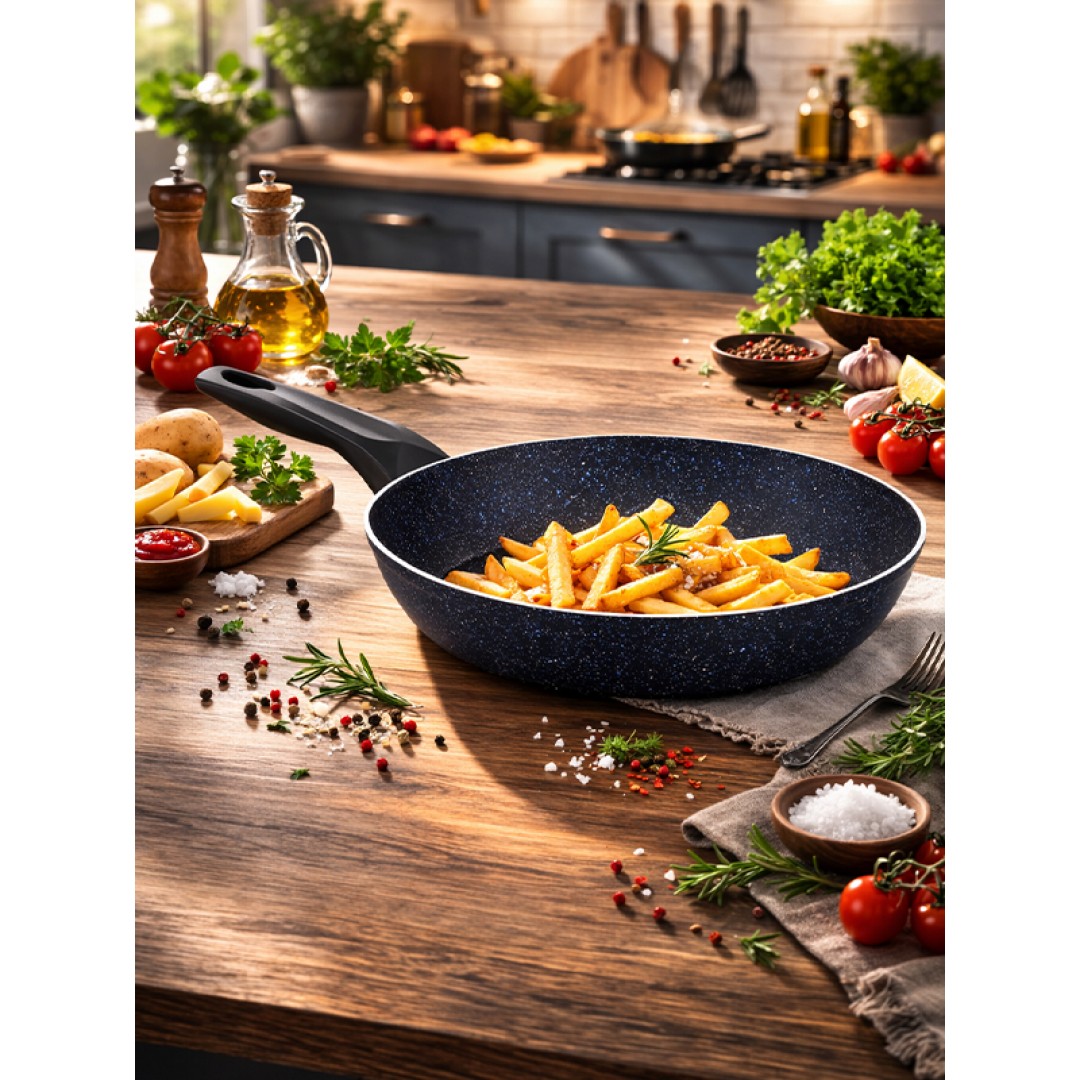 EMEL 18 Cm Granit Kızartma Tavası (SİYAH) EMEL 18 Cm Granit Kızartma Tavası (SİYAH)